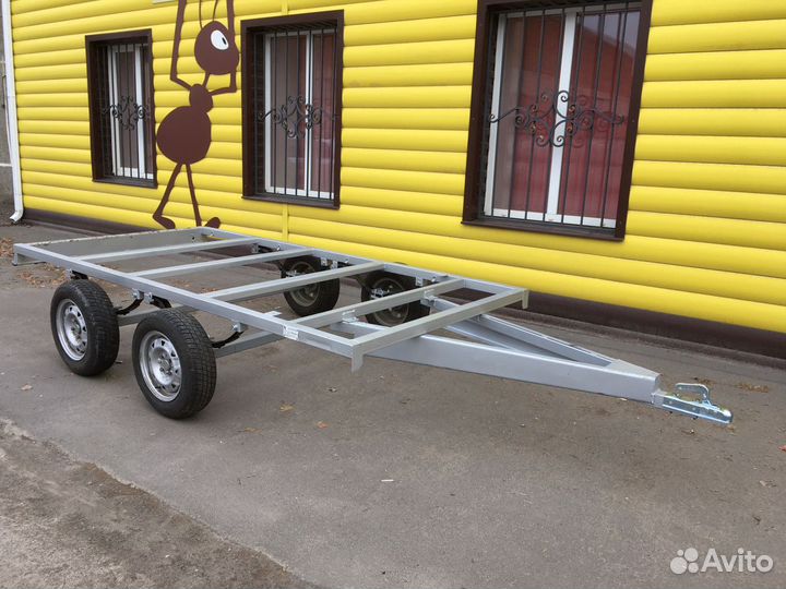 Прицеп набор двухосный:рама,оси,рессоры 2,56*1,4м