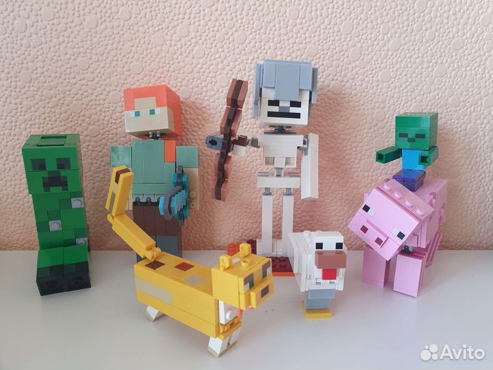 Конструктор Майнкрафт большие фигурки