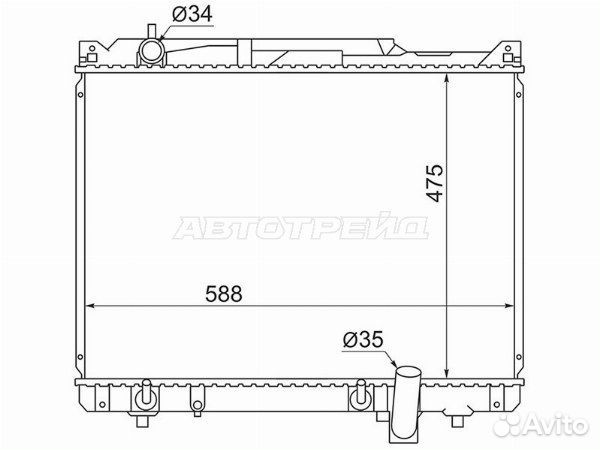 Радиатор suzuki, suzuki escudo, suzuki escudo 97-05, suzuki grand vitara, suzuki grand vitara 97-05