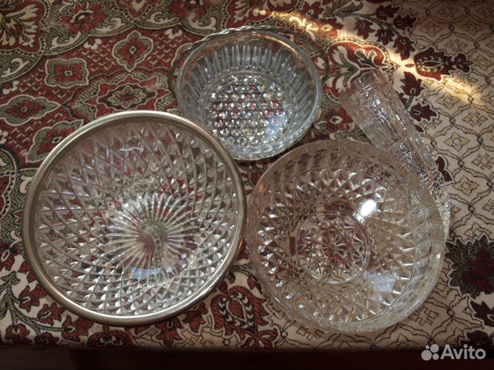 Салатник хрустальный