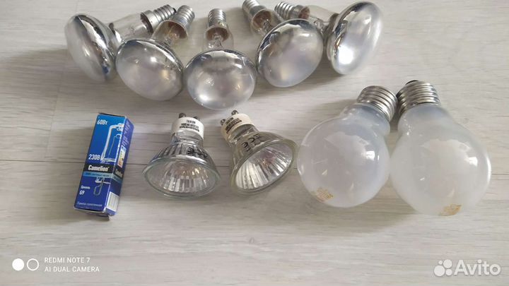 Лампочки для вытяжки, светильника новые