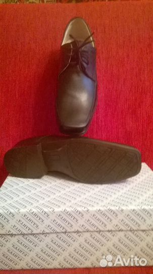 Полуботинки кожаные (новые) подростковые