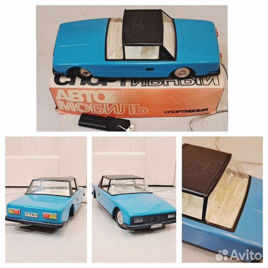 Машинки СССР, автомобиль спортивный