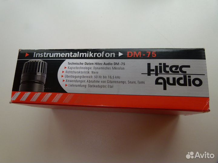 Микрофон Hitec DM-75 новый, аналог Shure