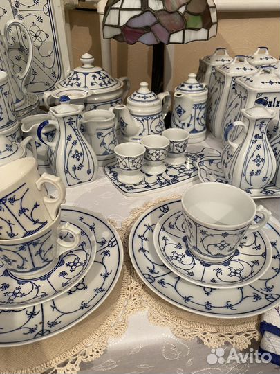 Посуда « Синий лук «. Германия