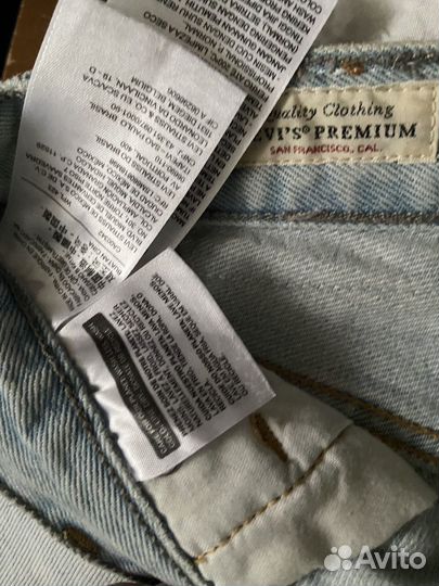Шорты джинсовые женские levis 42