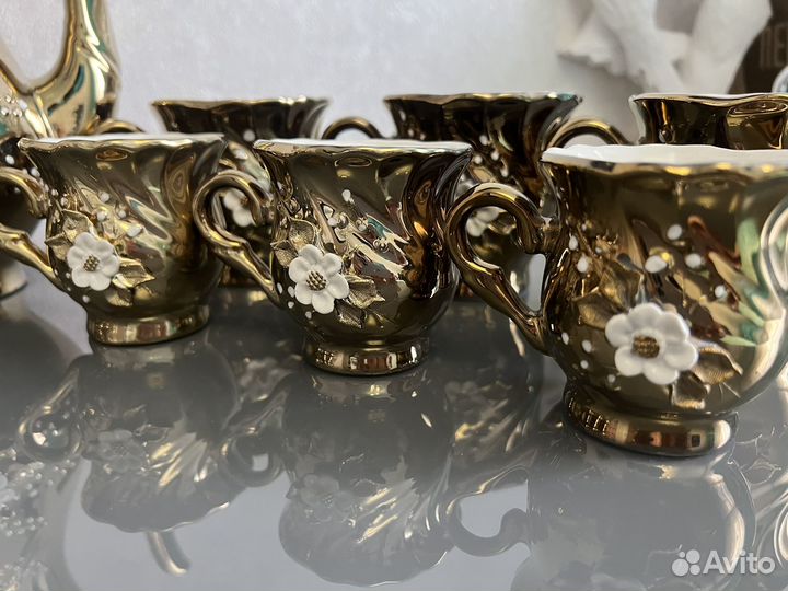 Чайно кофейный сервиз новый