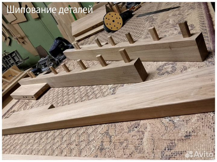 Кровать из массива дуба