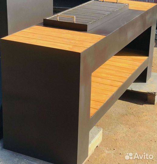 Мангал в стиле лофт