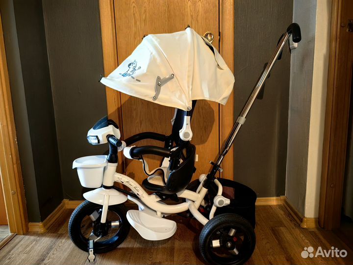 Велосипед коляска с ручкой