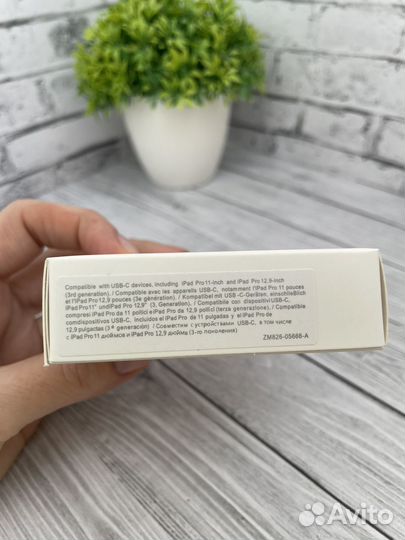 Кабель type c - type c,1 м (новый)