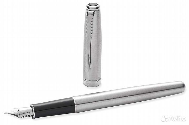 Перьевая ручка Parker Sonnet F526, цвет: St. Steel