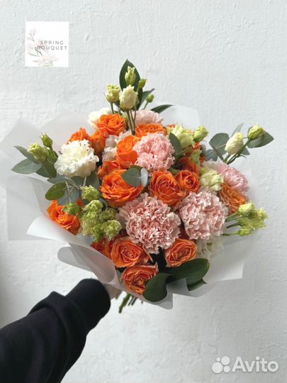 101 роза Цветы