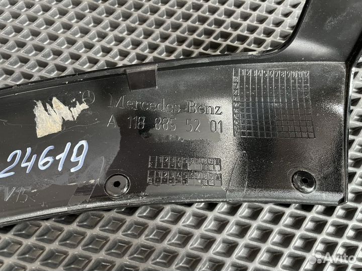 Накладка переднего бампера Mercedes CLA C118 AMG