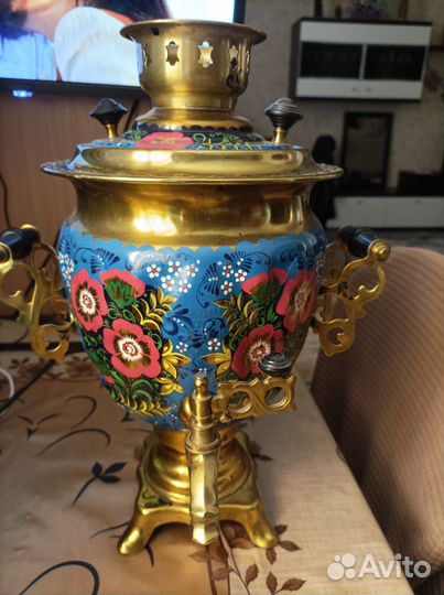 Самовар электрический расписной 1990 год