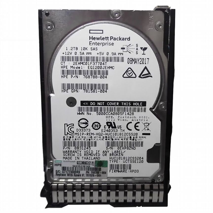 [EG1200JEHMC] Жесткий Диск Hp 1,2tb 10000 Sas 2,5" Eg1200jehmc