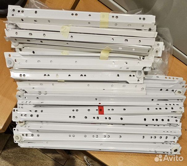 Направляющие ролики для ящиков/мебели 45 и 35см