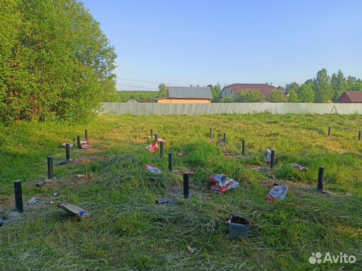 Фундамент на винтовых сваях под ключ