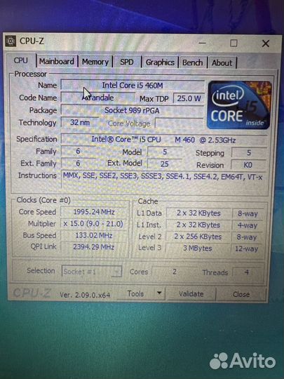 Hp pavilion dv6 core i5