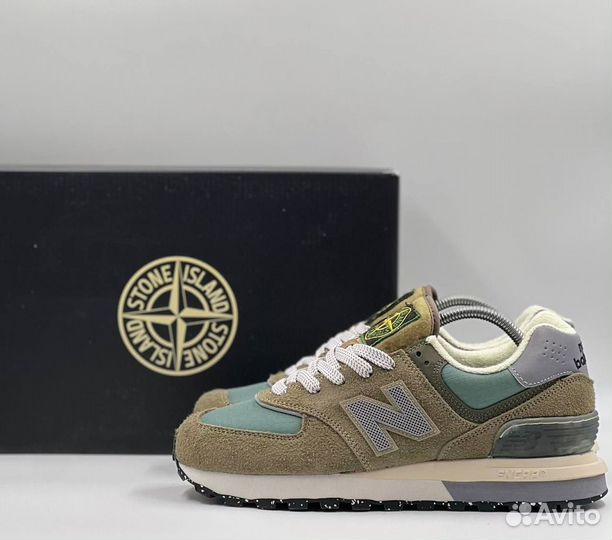 Кроссовки New Balance 574 Stone Island