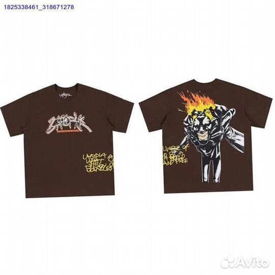 Футболка Travis Scott x Cactus Jack oversize