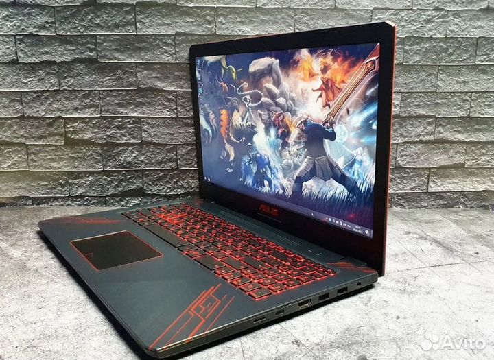 Игровой ноутбук asus core i7 / 512Gb / 12Gb / GTX