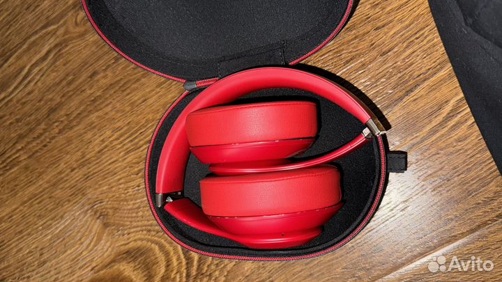 Наушники красные beats studio 3 wireless