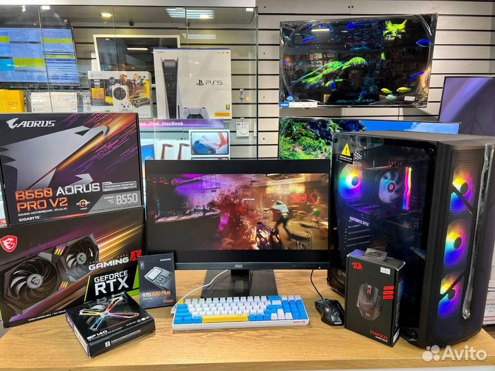 Игровой пк intel core i3 RTX 3050 /3060. Подольск