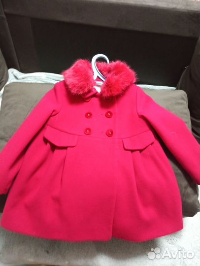 Пальто для девочки 92