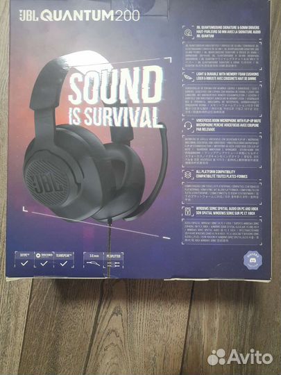 Jbl quantum 200 игровые наушники с микрофоном