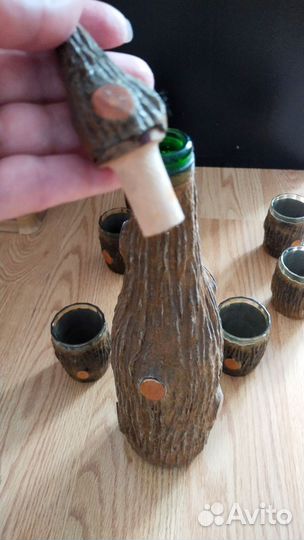 Подарочный набор бутылка и 6 стопок