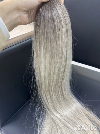 Волосы на трессах био