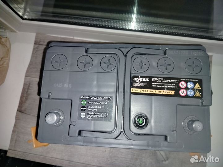 Аккумулятор 75 ач новый