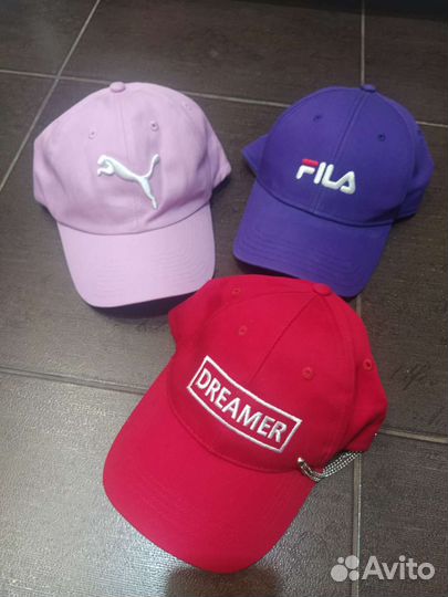 Кепки женские, бренд (2шт.)