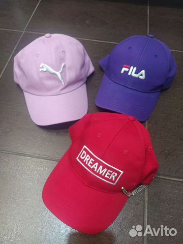 Кепки женские, бренд (2шт.)