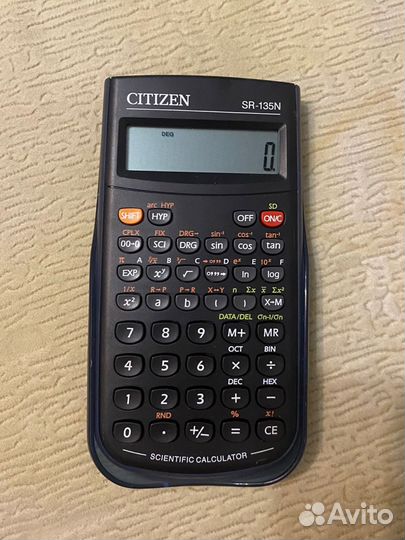 Калькулятор научный Citizen SR135N для ЕГЭ