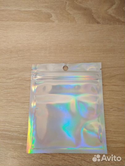 Голографические упаковочные пакеты с ZIP замком