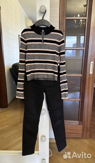 Джинсы и кофта H&M, на девочку 134 см