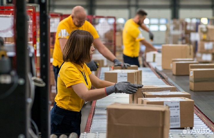 Комплектовщик на конвейер. Оплата еженедельно