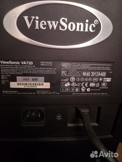 Монитор View Sonic VA 720