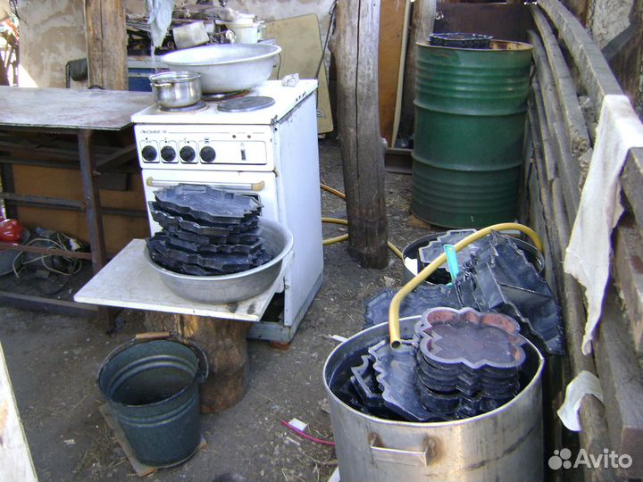 Формы тратуарной плитки 15 кв метров бардюров