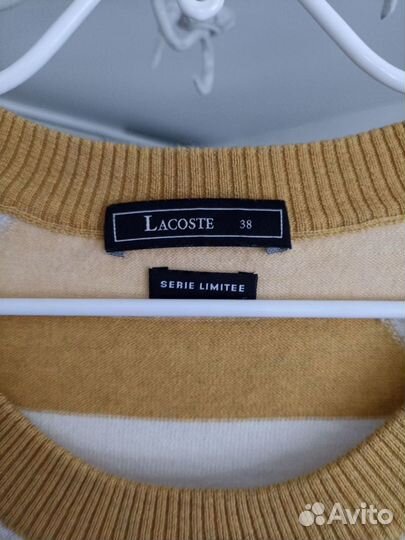 Джемпер Lacoste serie limitee, шерсть