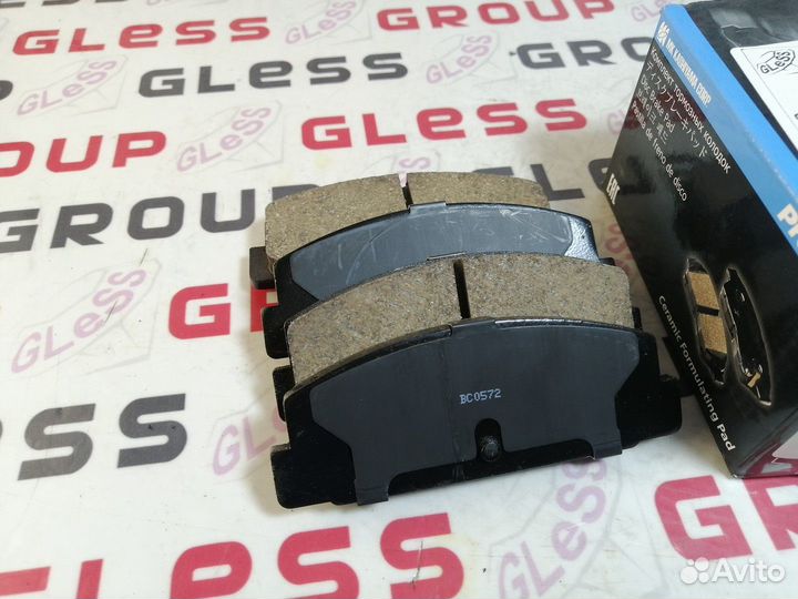 Колодки задние дисковые GF BJ CP GG GH (пиф) 626 A