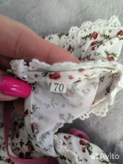 Платье для девочки новое 74 80