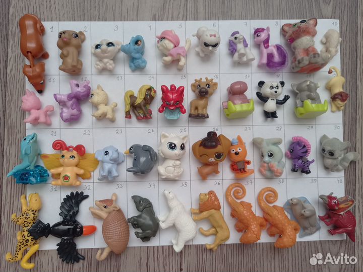 Игрушки из киндера сюрприза