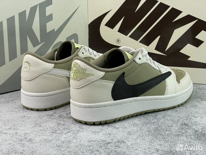 Travis Scott X Air Jordan 1 Low Golf Neutral Olive