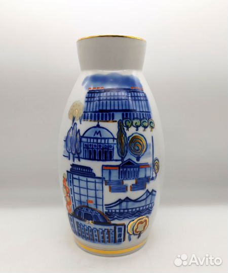 Авторская ваза. 50 лет октябрю. А.Хитько. 1967 г