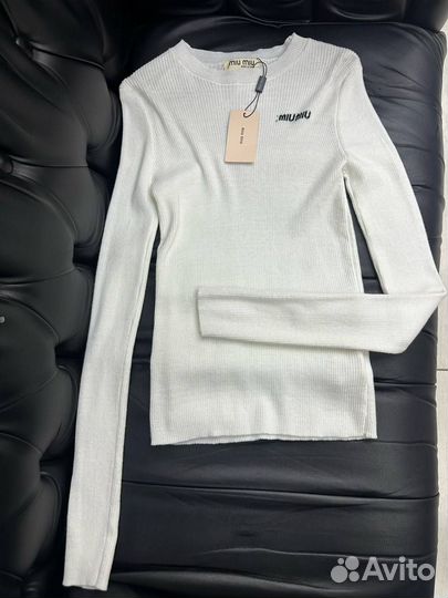 Лонгслив miumiu