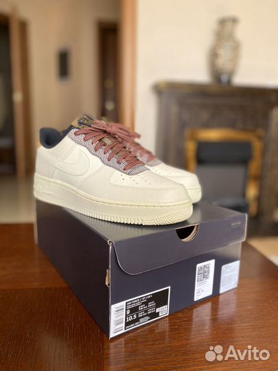 Nike Air Force 1 07 LV8 4 Fossil Wheat Shimmer