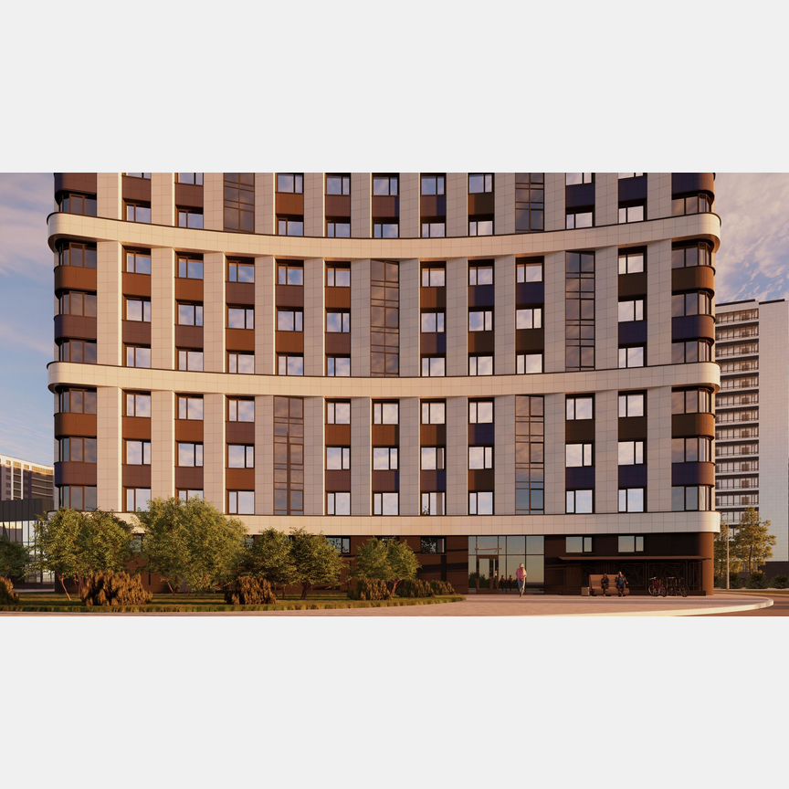 Квартира-студия, 21,2 м², 16/18 эт.
